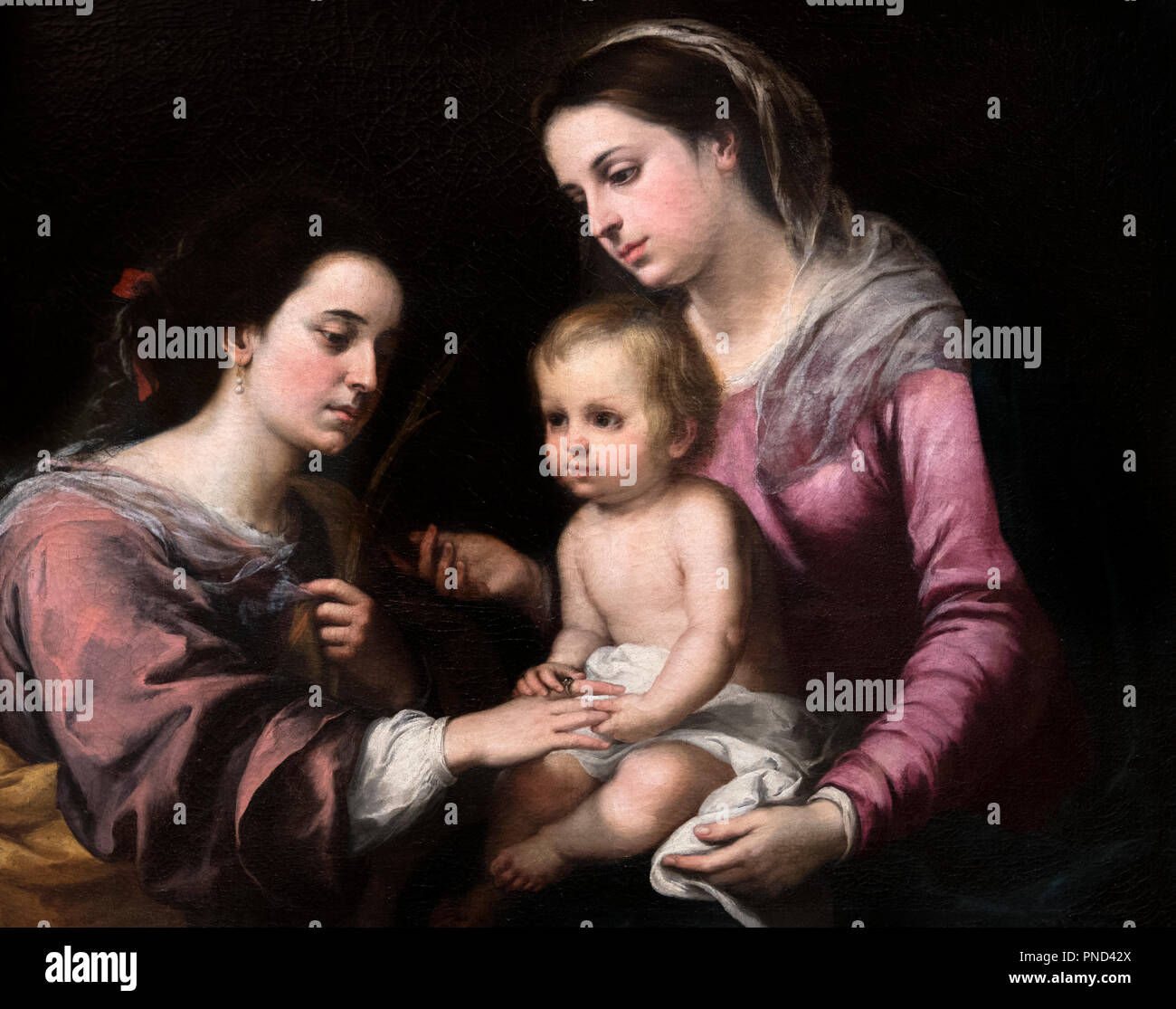 Mystical Marriage Of St Catherine High Resolution Stock Photography and ...