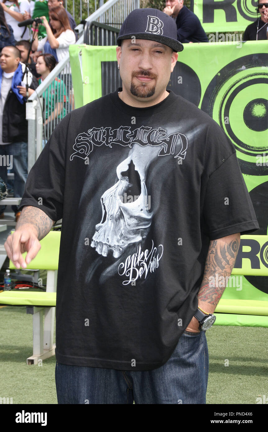 B-Real of Cypress Hill at the MTV Tr3s Rock N' Gol TV special taping held at the Home Depot Center in Carson, CA on Wednesday, March 31, 2010. ROCK N’ GOL airs on June 3rd at 9:00pm (EST) on MTV Tr3s with an additional MTV2 broadcast post premiere. Photo by Pedro Ulayan Pacific Rim Photo Press. /PictureLux File Reference # BReal 01 33110PLX   For Editorial Use Only -  All Rights Reserved Stock Photo