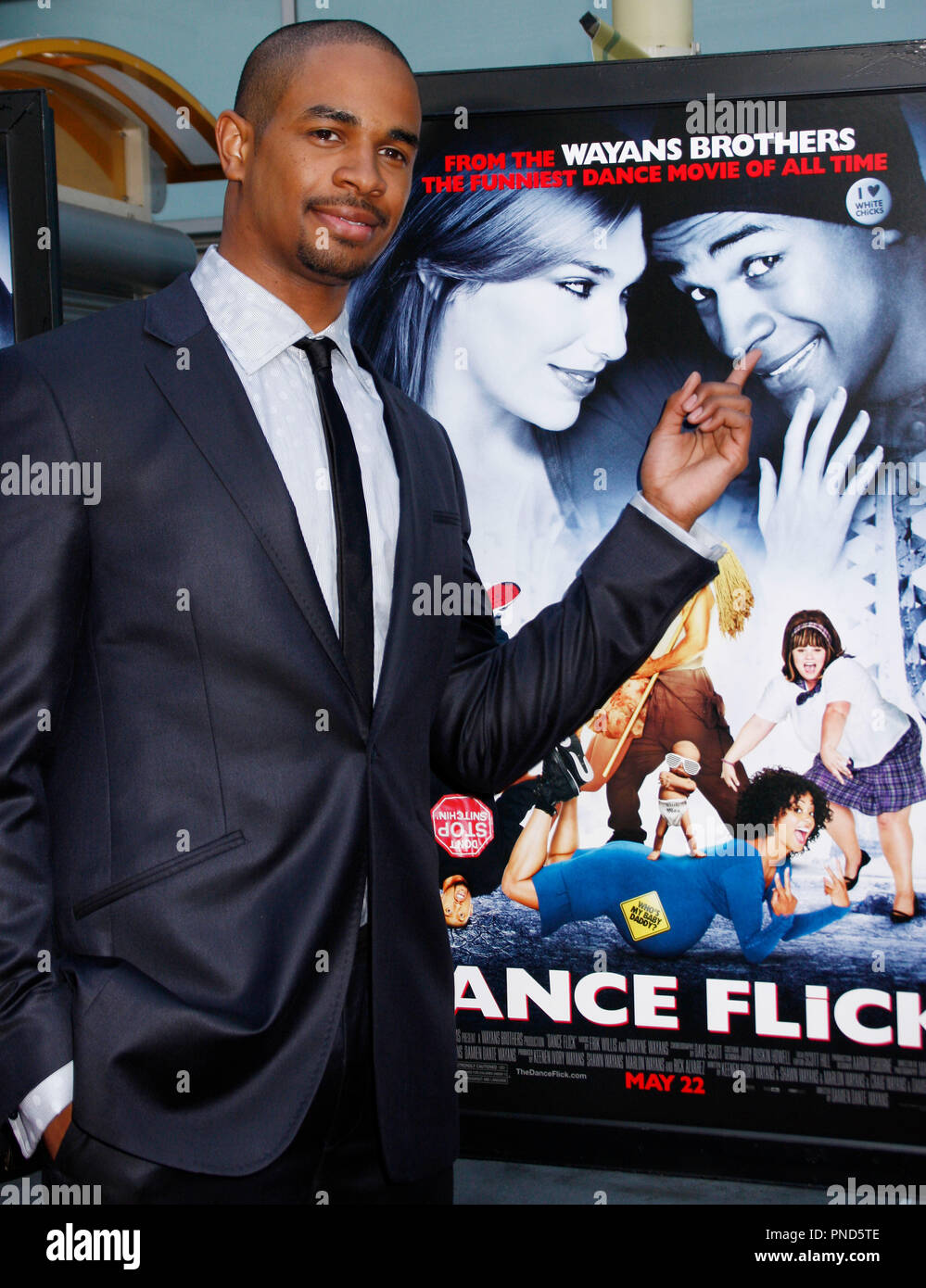 Damon Wayans Jr at the Los Angeles Premiere of DANCE FLICK held at the Arclight Theatres in Hollywood, CA on Wednesday, May 20, 2009. Photo by PRPP / PictureLux  File Reference # Damon Wayans Jr 05202009 03PRPP  For Editorial Use Only -  All Rights Reserved Stock Photo