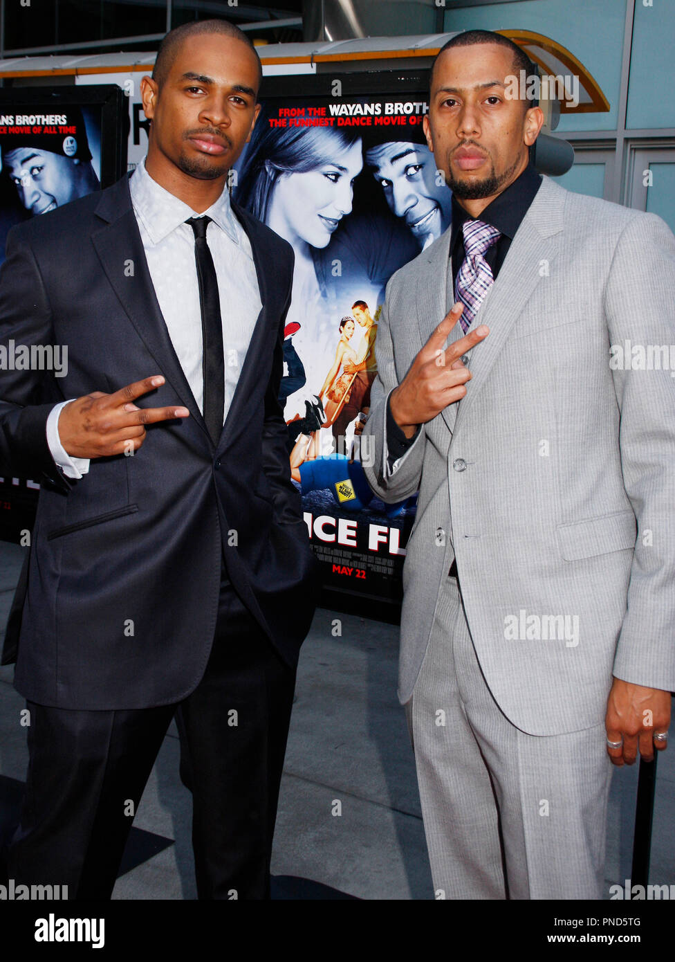 Damon Wayans Jr at the Los Angeles Premiere of DANCE FLICK held at the Arclight Theatres in Hollywood, CA on Wednesday, May 20, 2009. Photo by PRPP / PictureLux  File Reference # Damon Wayans Jr Affion 05202009 01PRPP  For Editorial Use Only -  All Rights Reserved Stock Photo