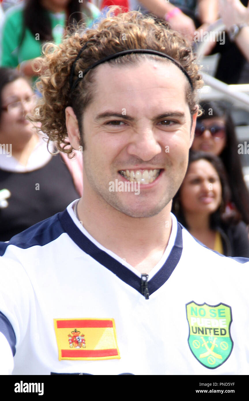 David Bisbal at the MTV Tr3s Rock N' Gol TV special taping held at the Home Depot Center in Carson, CA on Wednesday, March 31, 2010. ROCK N’ GOL airs on June 3rd at 9:00pm (EST) on MTV Tr3s with an additional MTV2 broadcast post premiere. Photo by Pedro Ulayan Pacific Rim Photo Press. /PictureLux File Reference # DavidBisbal 03 33110PLX   For Editorial Use Only -  All Rights Reserved Stock Photo