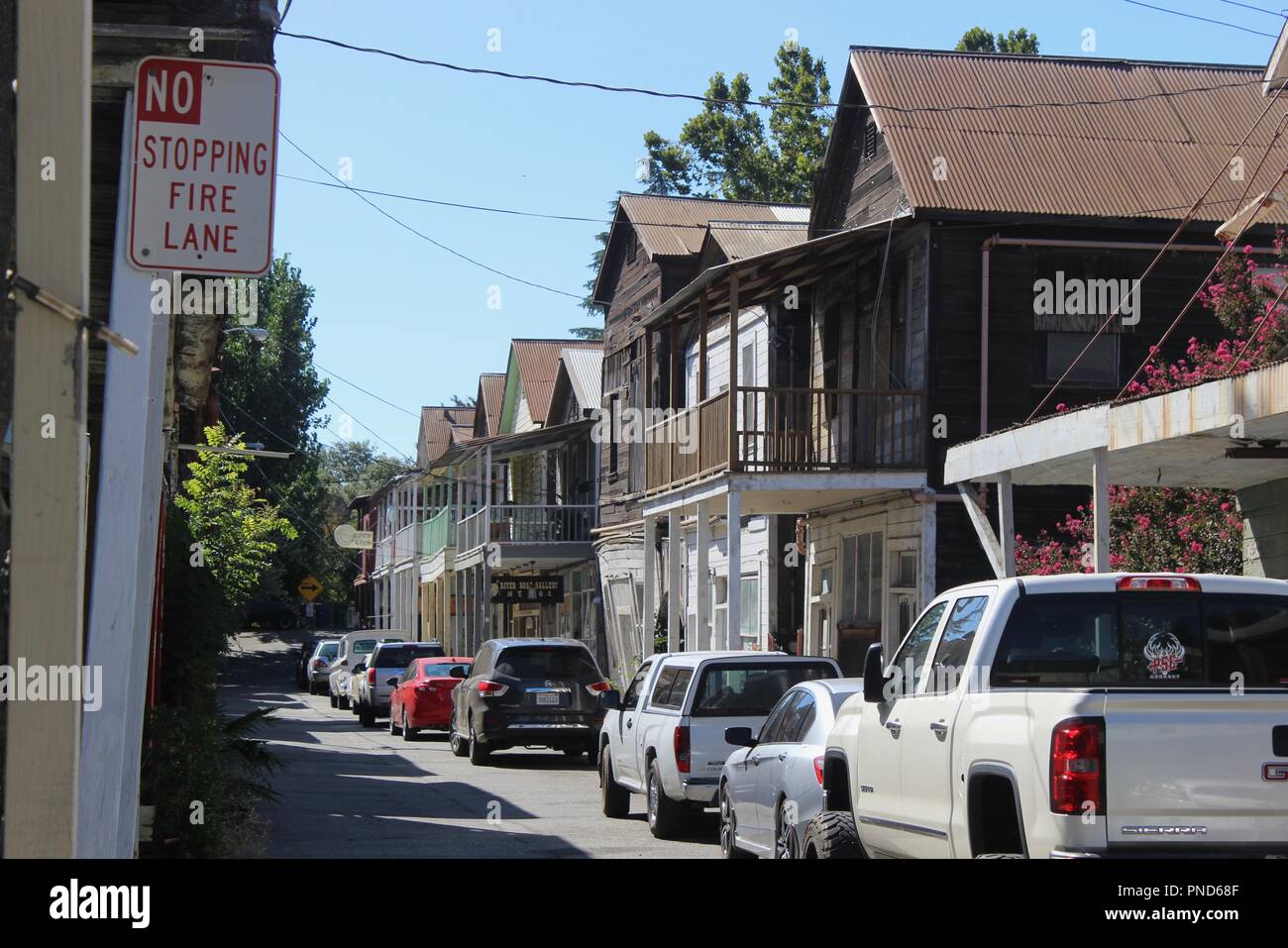 Main Street, Locke, California Stock Photo Alamy