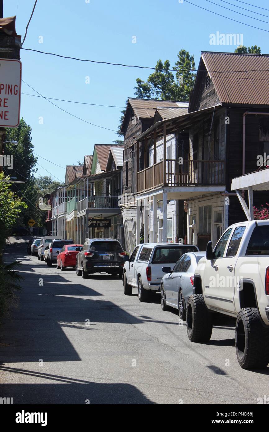 Main Street, Locke, California Stock Photo Alamy