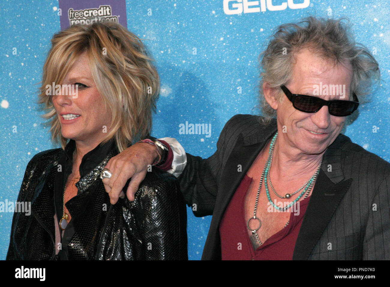 Patti Hansen And Keith Richards At The Spike Tv S Scream 2009 Arrivals Held At The Greek Theatre In Los Angeles Ca Photo By Richard Chavez Picturelux 10 17 2009 File Reference Hansenpattiand05