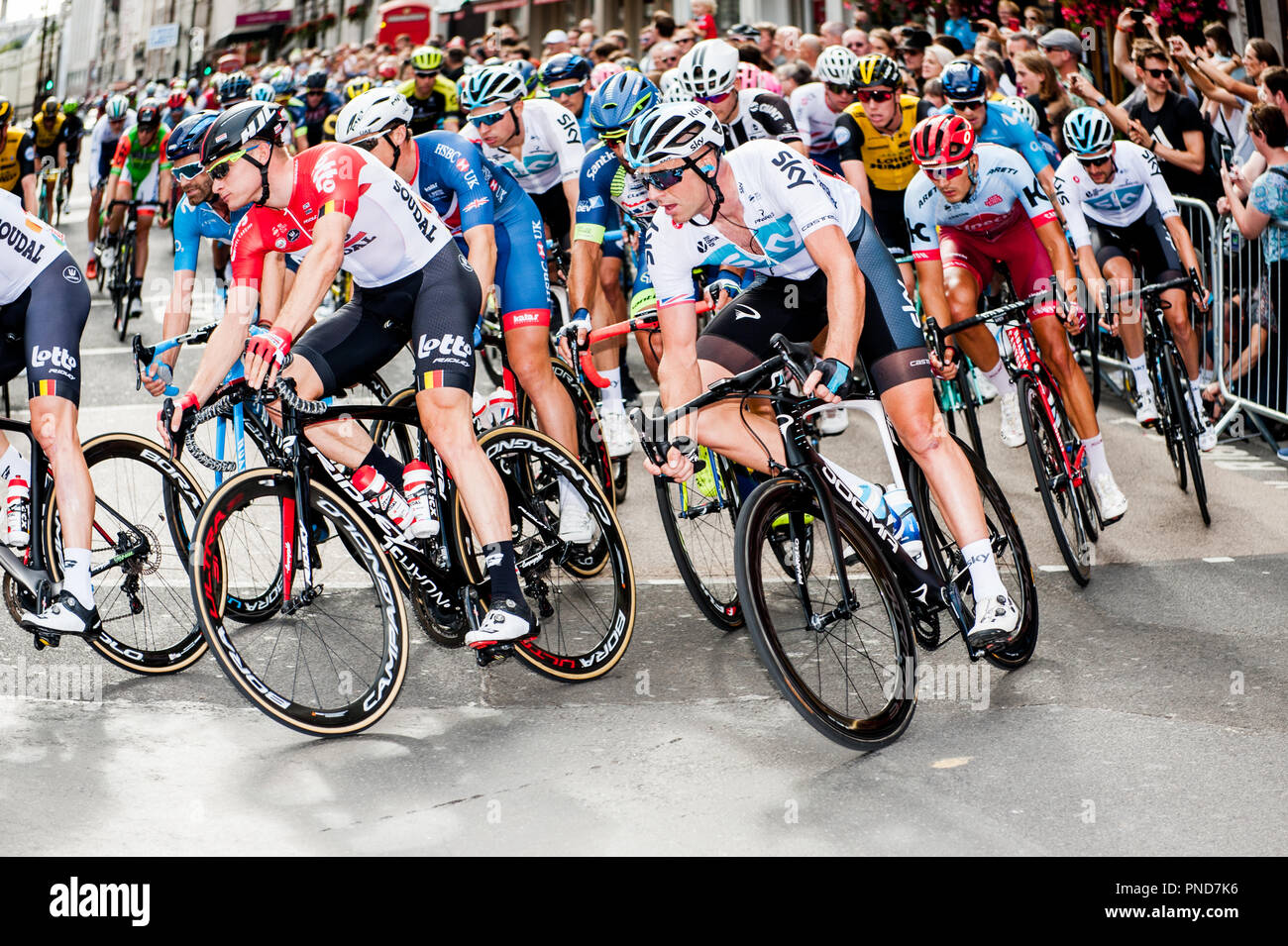 Tour of Britain 2018 Stage 8 London Stock Photo Alamy