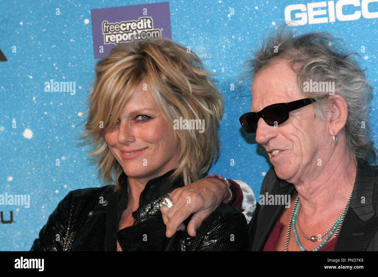 Patti Hansen And Keith Richards At The Spike Tv S Scream 2009 Arrivals Held At The Greek Theatre In Los Angeles Ca Photo By Richard Chavez Picturelux 10 17 2009 File Reference Hansenpattiand08