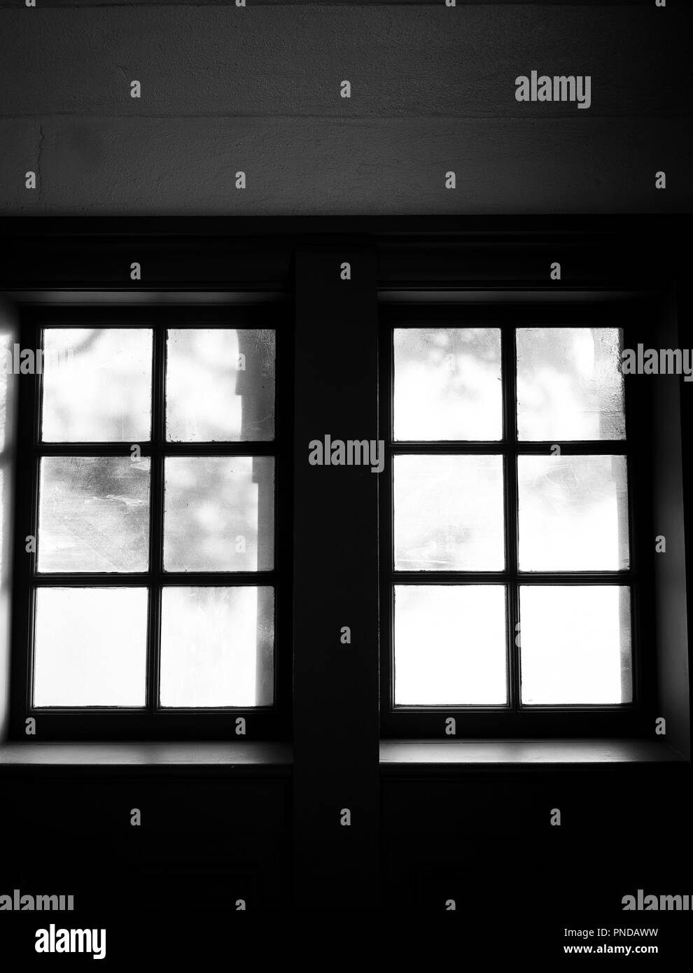 Balloon front window Black and White Stock Photos & Images - Alamy