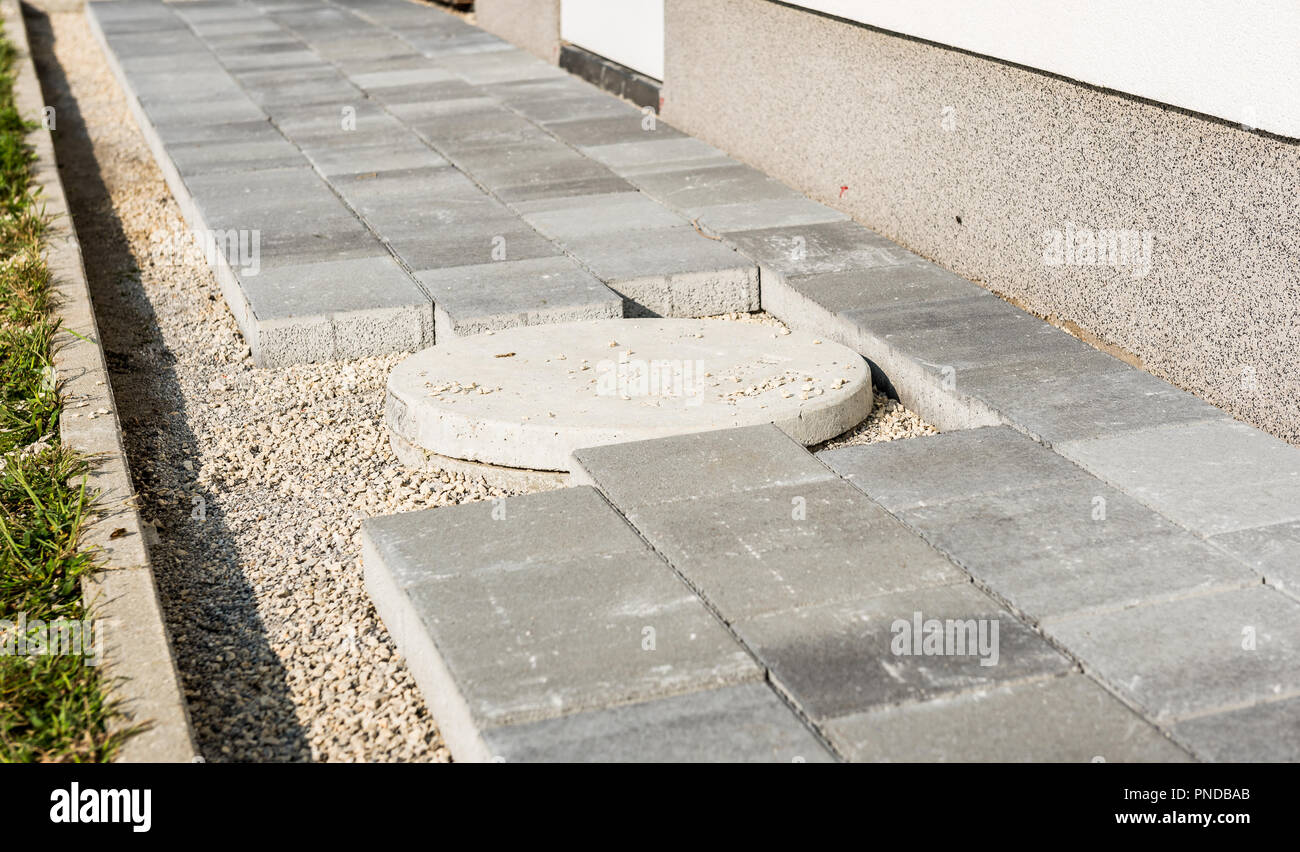 laying slabs on concrete