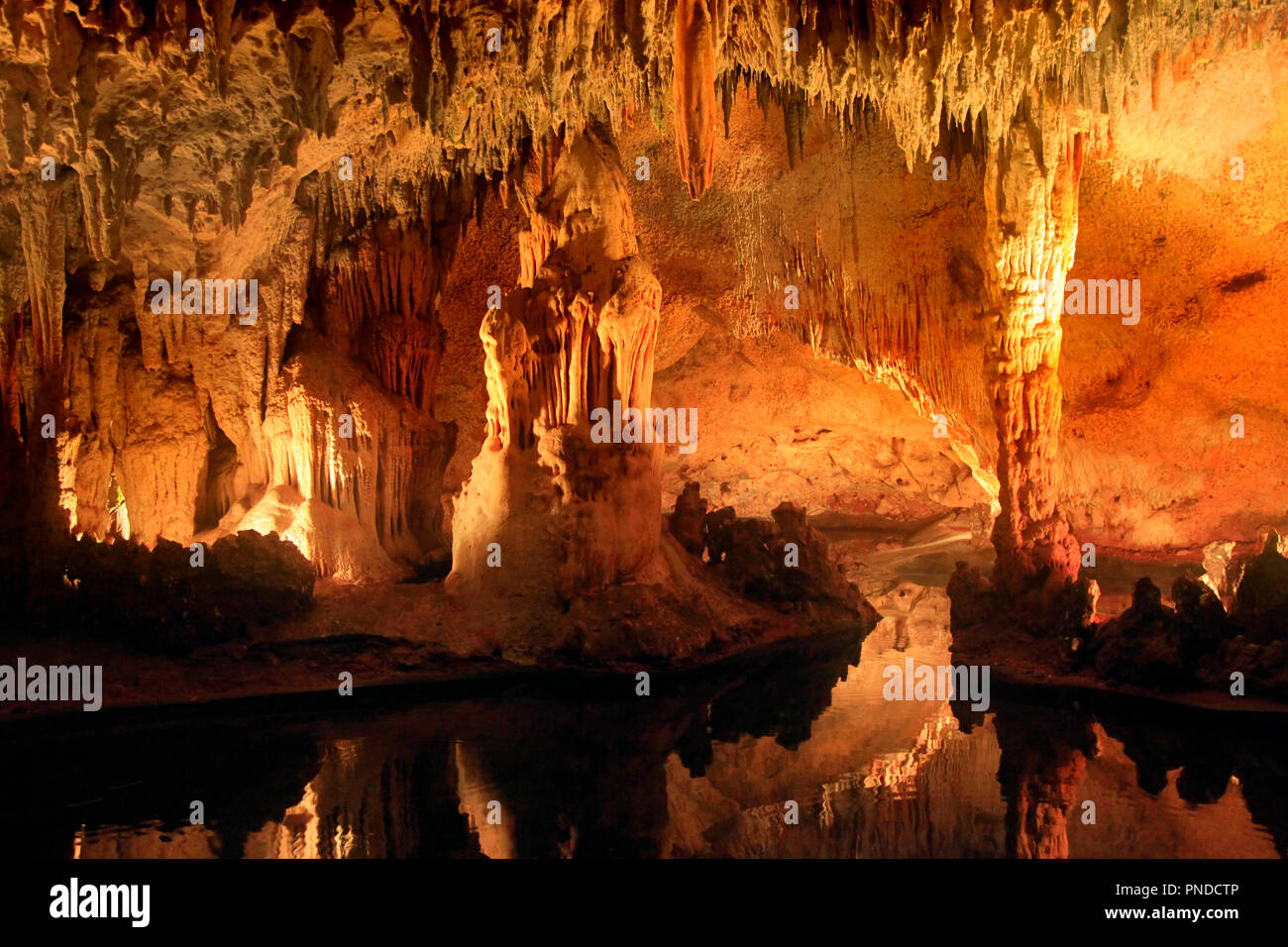 Cueva de las Maravillas. Cave of Wonders - one of the main natural attractions of the Dominican Republic Stock Photo