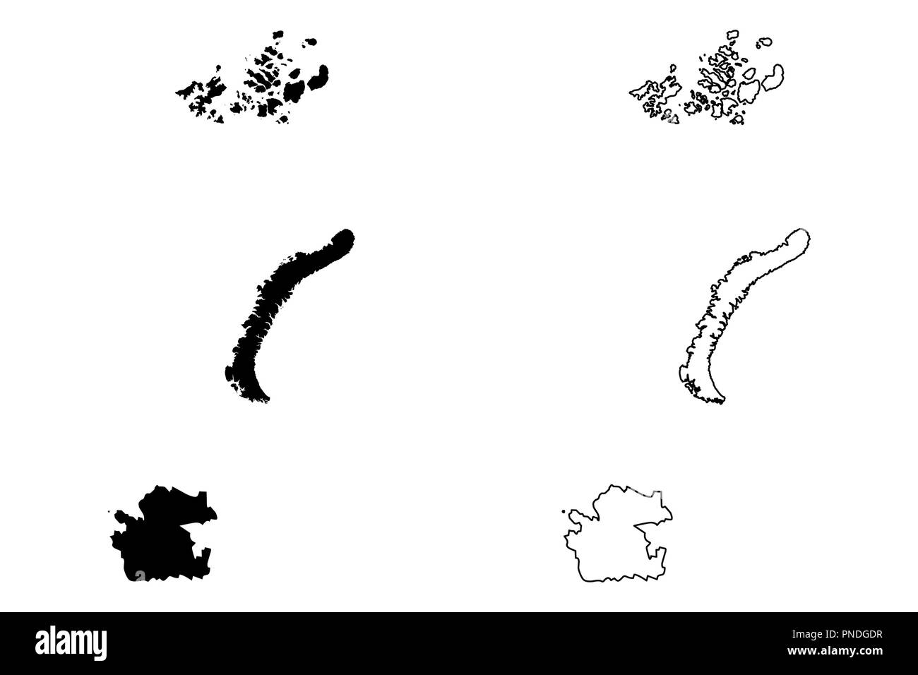 Vector map Arkhangelsk