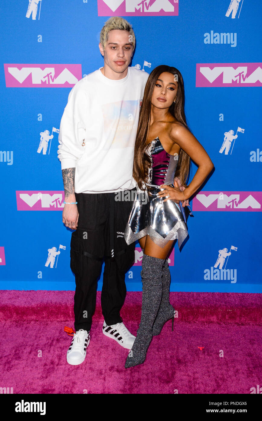 2018 MTV Video Music Awards - Arrivals Featuring: Pete Davidson, Ariana  Grande Where: NYC, New York, United States When: 20 Aug 2018 Credit:  Patricia Schlein/WENN.com Stock Photo - Alamy