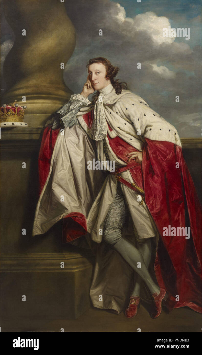 James, 7th Earl of Lauderdale. Date/Period: From 1759 until 1761. Painting. Oil on canvas. Height: 2,641 mm (103.97 in); Width: 1,720 mm (67.71 in). Author: Joshua Reynolds. Stock Photo