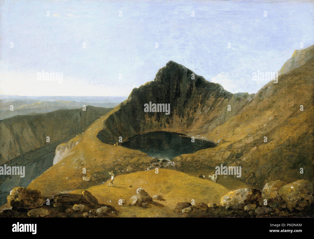 Llyn y Cau Cader Idris. Date Period 1774. Painting. Oil on
