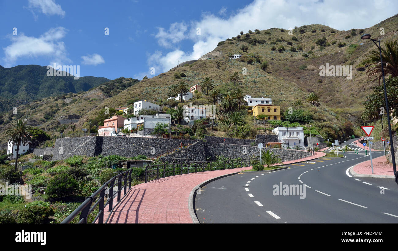 Hermingua village in La Gomera Island, Canary Islands, Spain Stock Photo