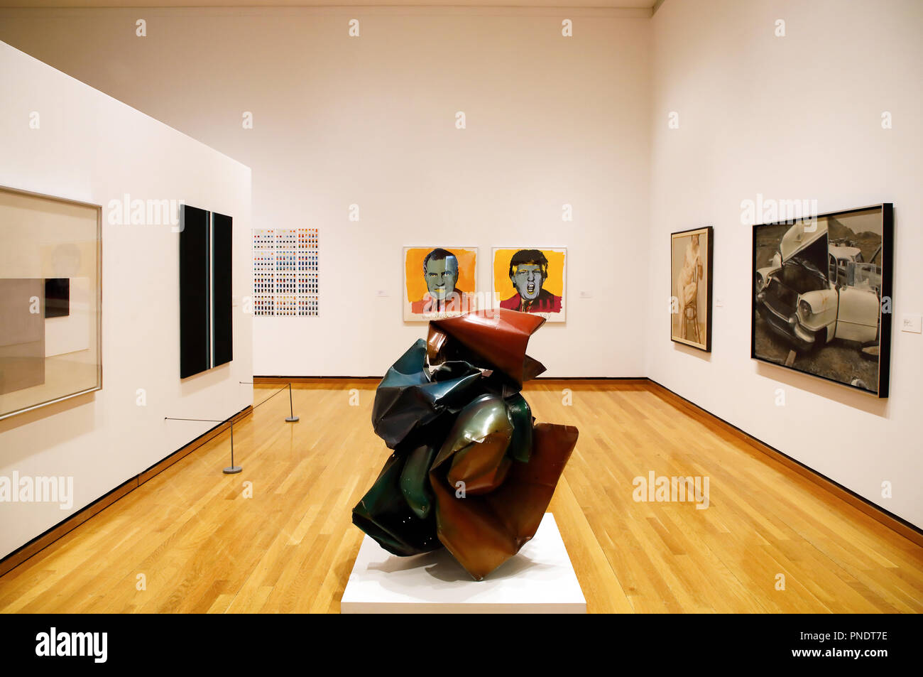 Gallery in Herbert F.Johnson Museum of Art.Cornell University.Ithaca.New York.USA Stock Photo
