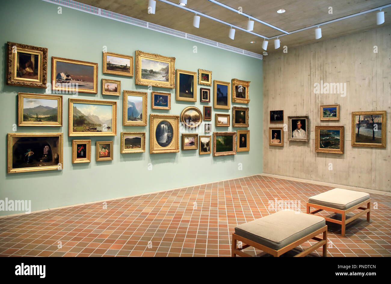 Genevieve Martinson Tucker & Richard Frank Tucker Gallery in Herbert F.Johnson Museum of Art.Cornell University.Ithaca.New York.USA Stock Photo