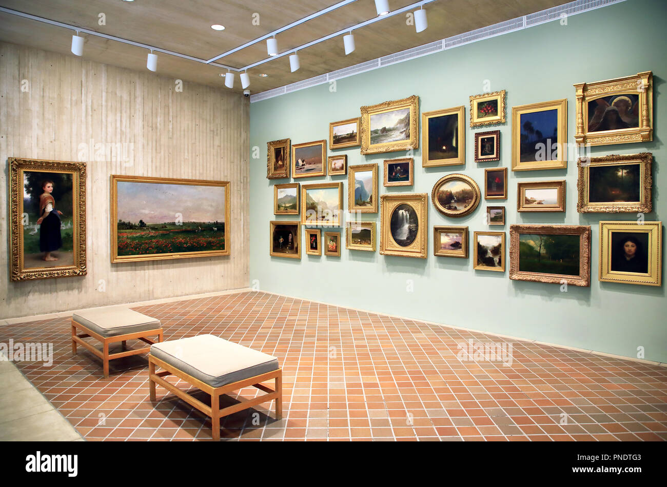 Genevieve Martinson Tucker & Richard Frank Tucker Gallery in Herbert F.Johnson Museum of Art.Cornell University.Ithaca.New York.USA Stock Photo