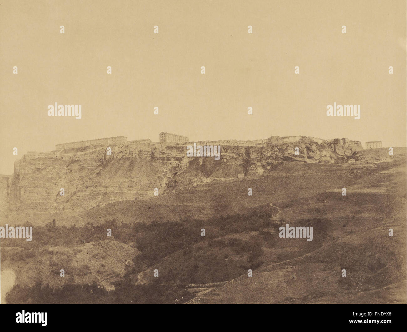 [View of Constantine]. Date/Period 1856. Print. Salted paper, from a calotype negative. Height