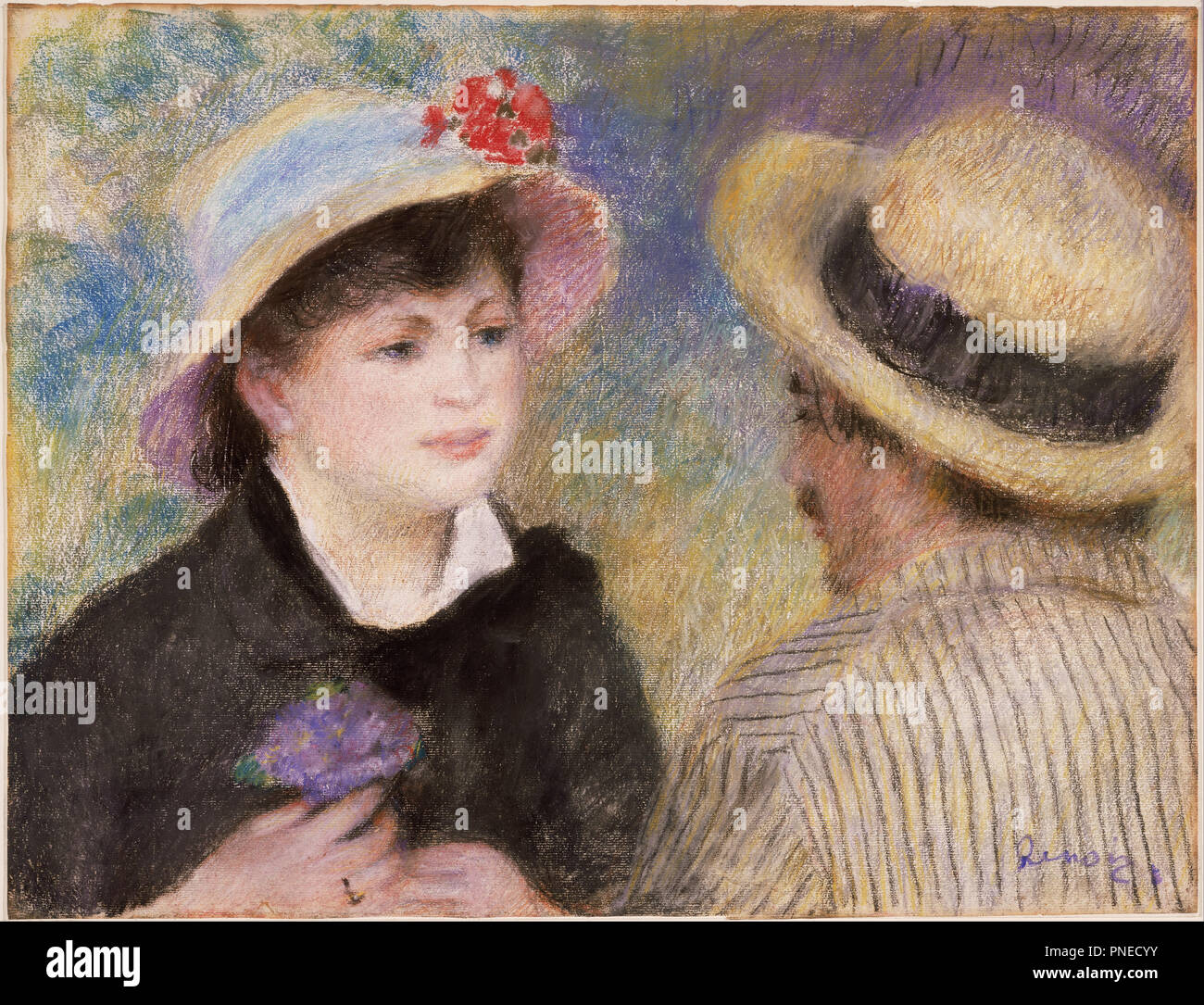 Boating Couple said To Be Aline Charigot And Renoir Date Period Ca 