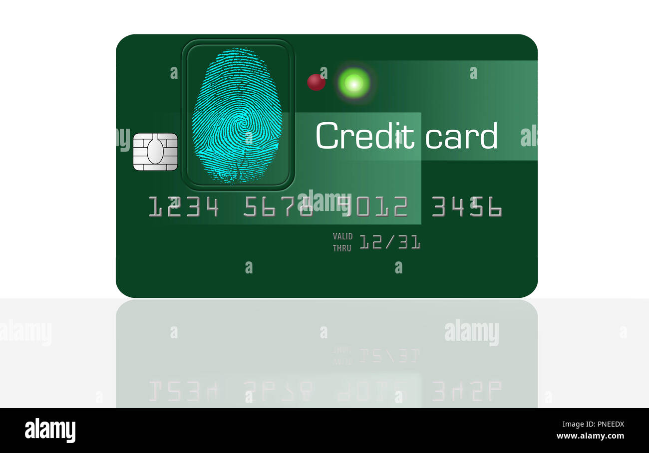 This is a version of a fingerprint identification credit card which could the future of