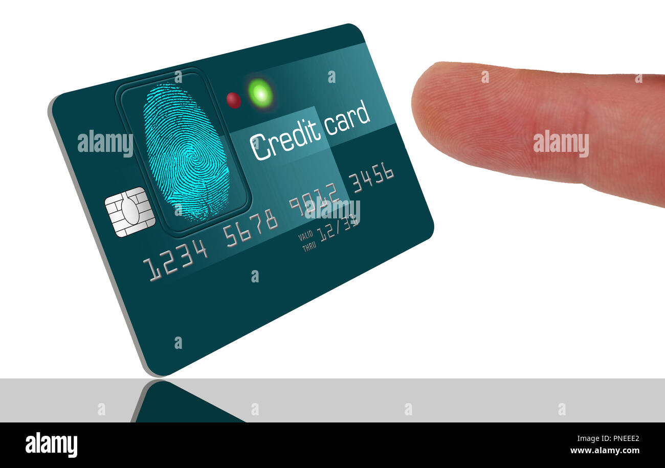 This is a version of a fingerprint identification credit card which could the future of