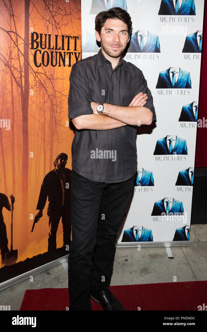 Los Angeles, USA. 13 September, 2018. Peter Bawiec attends the special screening of the thriller BULLITT COUNTY at Ahrya Fine Arts Theater. Stock Photo