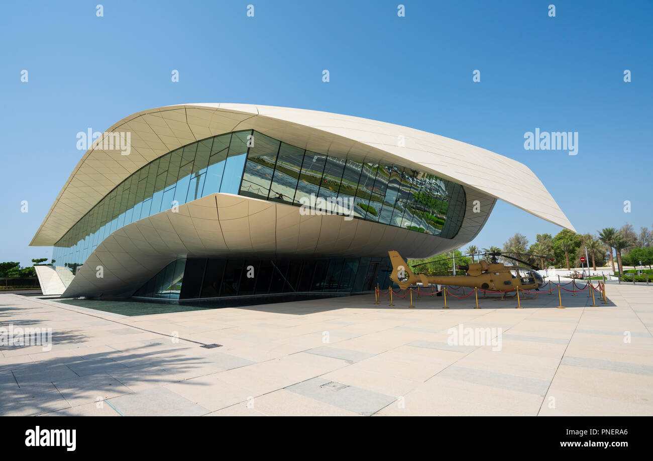 Modern Etihad Museum , a history museum of the UAE, in Dubai, United Arab Emirates Stock Photo