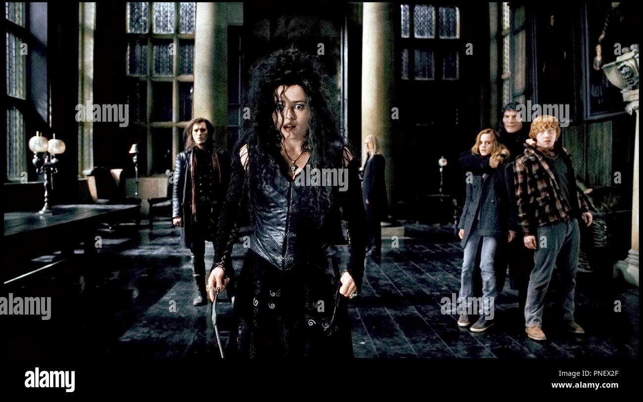 Bellatrix And Hermione Helena Bonham Carter And Emma Watson
