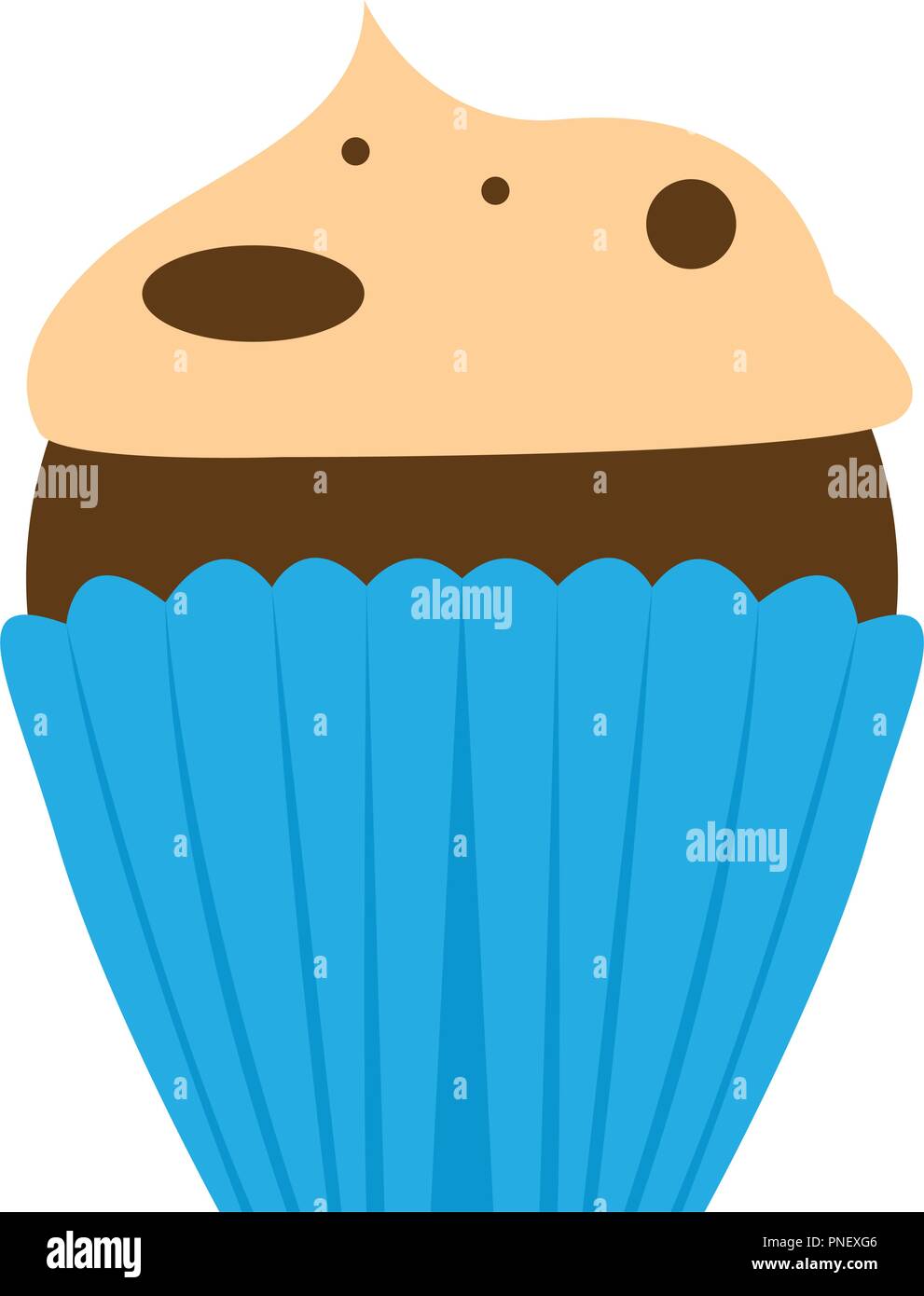Isolated colored cupcake icon Stock Vector Image & Art - Alamy