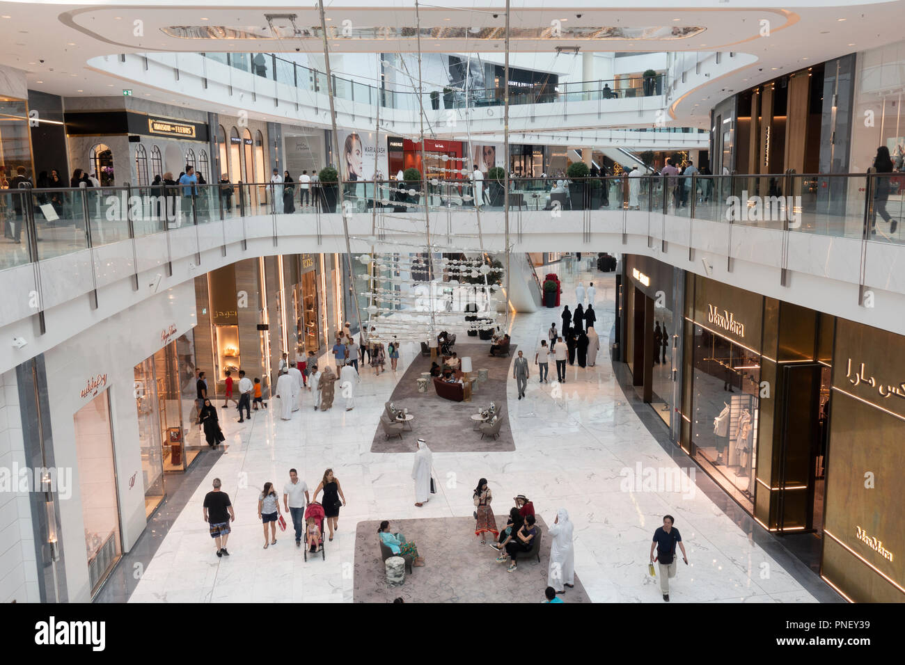 Interior Of New Extension To The Dubai Mall The Fashion Avenue