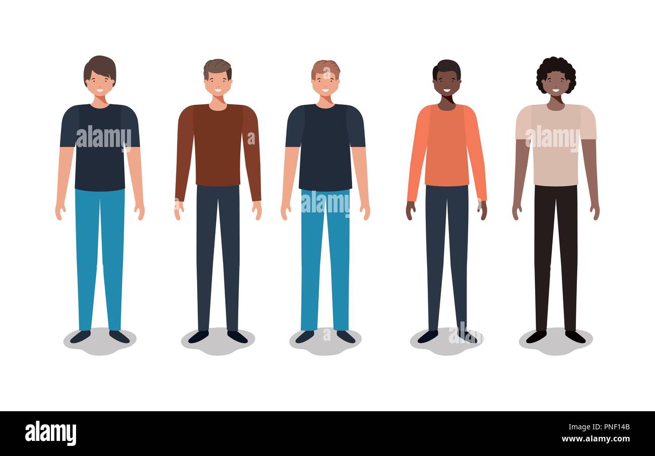 Man Group Vector group of business man Stock Vector Image & Art - Alamy