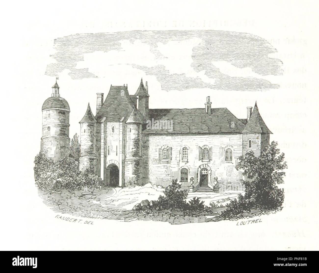 Image  from page 104 of 'L'Orléanais. Histoire des Ducs et du Duché d'Oriéans . Illustrée par MM. Baron, Français, etc' . Stock Photo