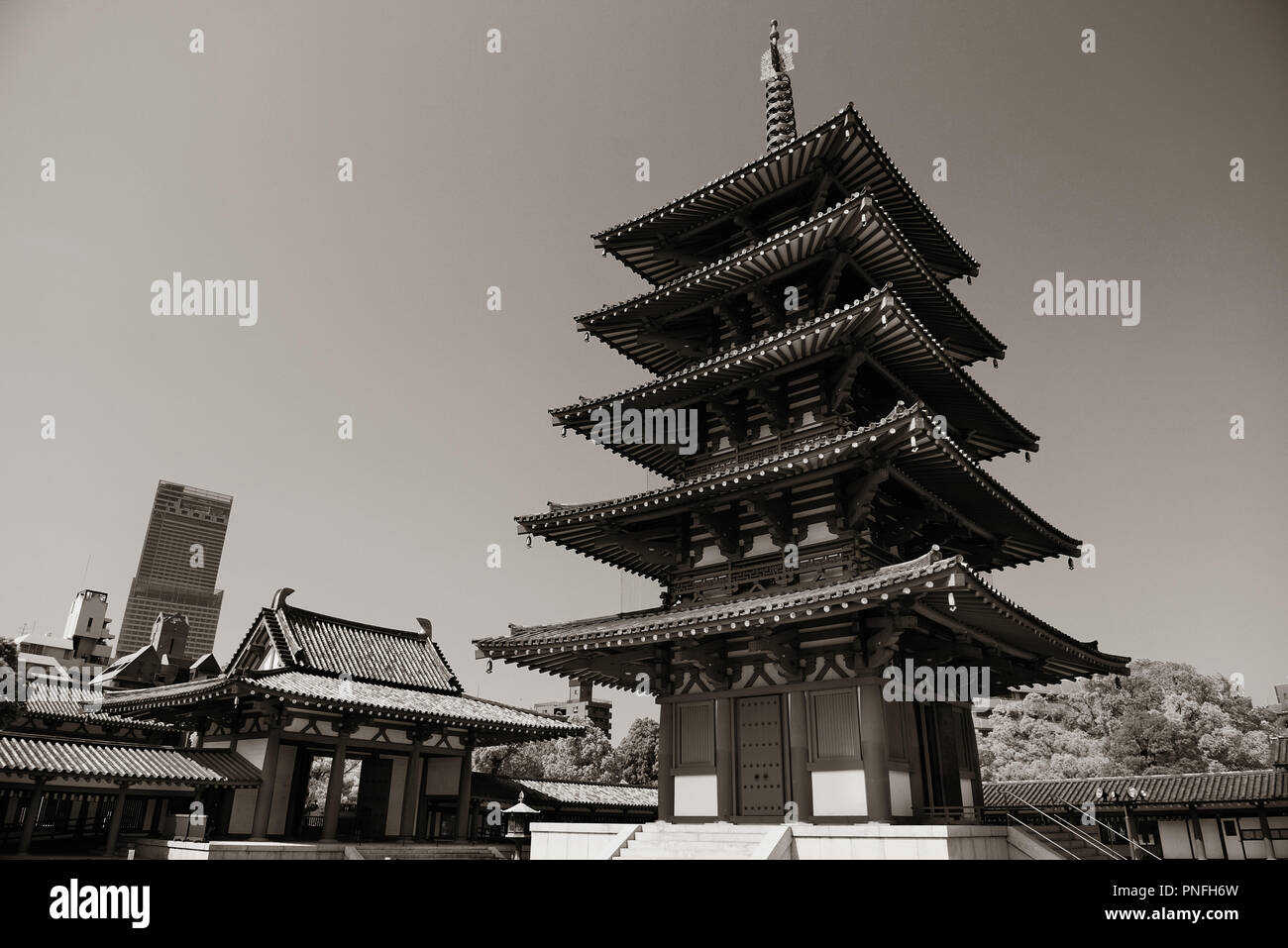 Shitennoji Temple in Osaka, Japan Stock Photo - Alamy