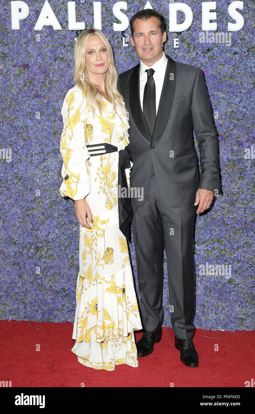20 September 2018 Pacific Palisades, California Molly Sims, Scott Stuber. Caruso's Palisades
