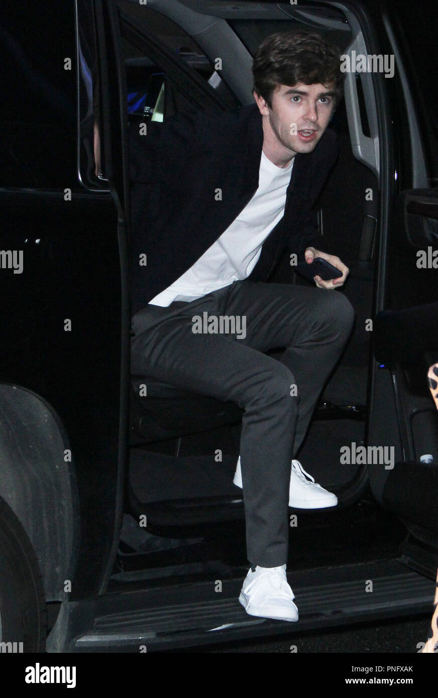 New York Ny Usa 21st Sep 2018 Freddie Highmore At Good Morning America Promoting The New Season Of Abc S The Good Doctor On September 21 2018 In New York City Credit Rw Media