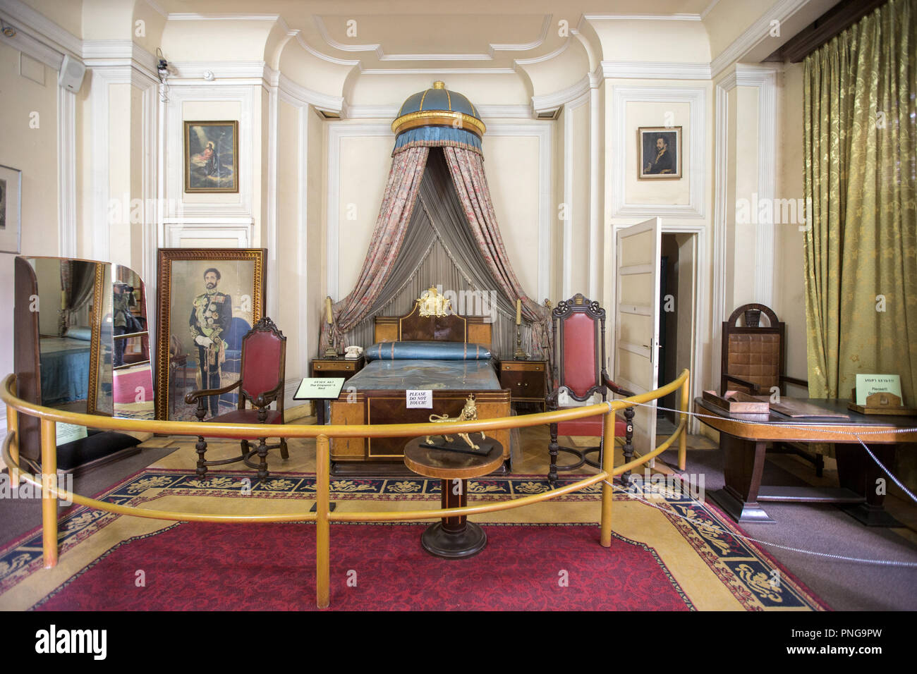 Ethiopia haile selassies bedroom hires stock photography and images