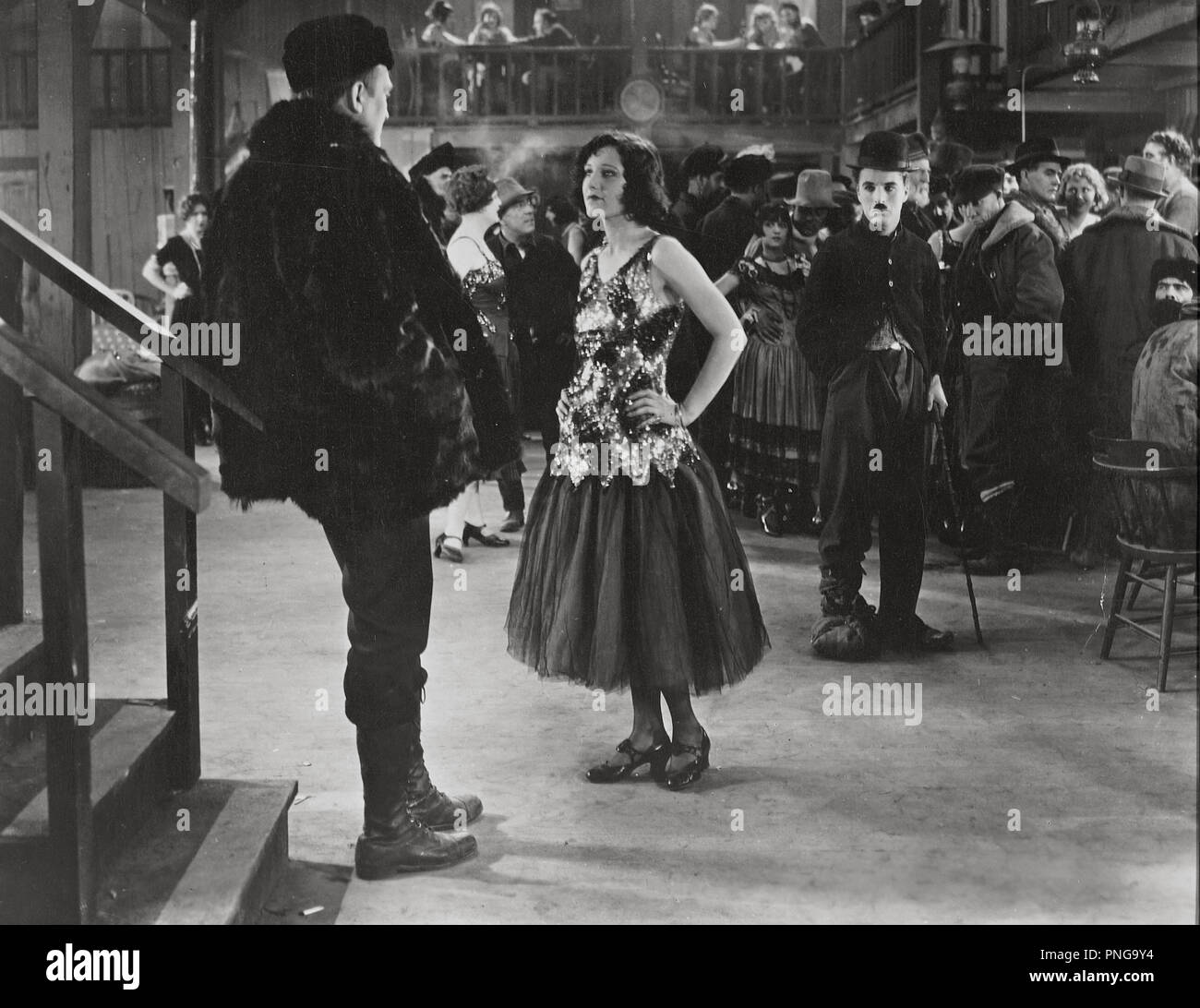 Original film title: THE GOLD RUSH. English title: THE GOLD RUSH. Year: 1925. Director: CHARLIE CHAPLIN. Stars: CHARLIE CHAPLIN; GEORGIA HALE. Credit: UNITED ARTISTS / Album Stock Photo