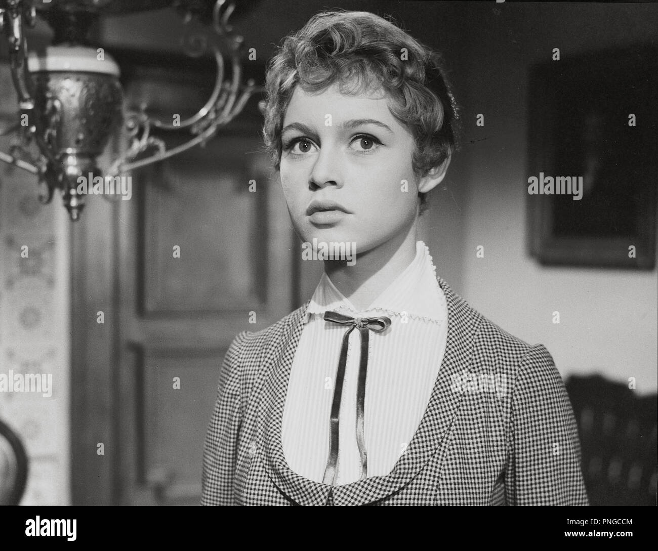 Original film title: TRADITA. English title: CONCERT OF INTRIGUE. Year: 1954. Director: MARIO BONNARD. Stars: BRIGITTE BARDOT. Stock Photo