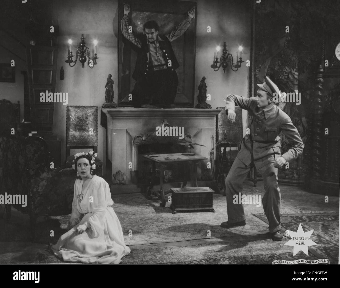 Original film title LOS HABITANTES DE LA CASA DESHABITADA. English