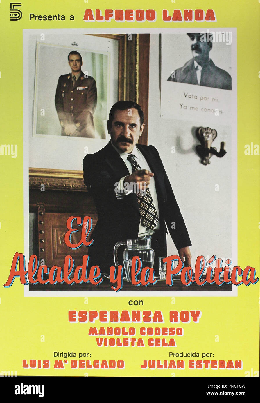 Original film title: EL ALCALDE Y LA POLITICA. English title: EL ALCALDE Y LA POLITICA. Year: 1980. Director: LUIS MARIA DELGADO Stock Photo - Alamy