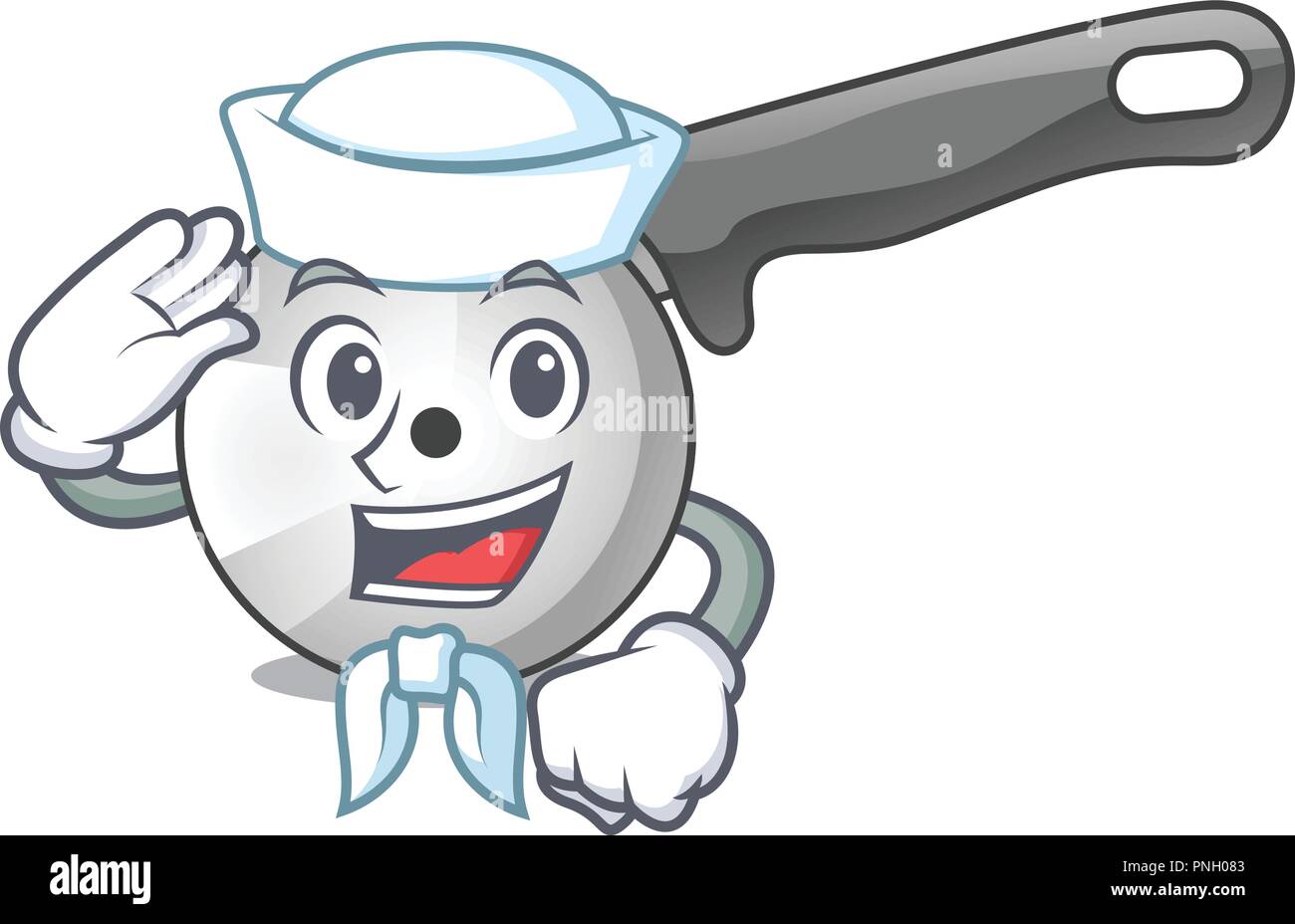 Sailor pizza cutter knife cartoon for cutting Stock Vector Image & Art