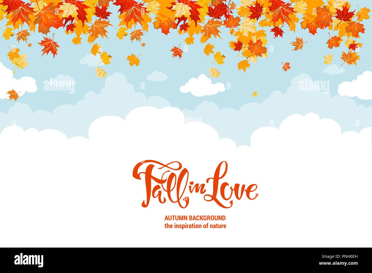 Tree leaves with the background sky Stock Vector Images - Alamy