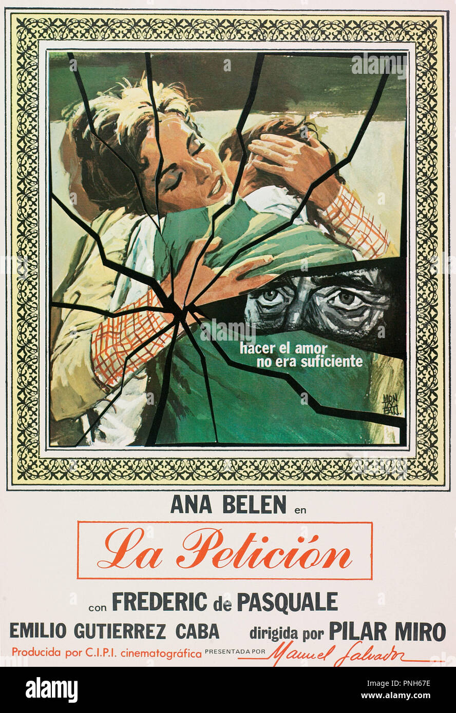 Original film title: LA PETICION. English title: THE REQUEST. Year: 1976. Director: PILAR MIRO. Credit: CIPI / Album Stock Photo