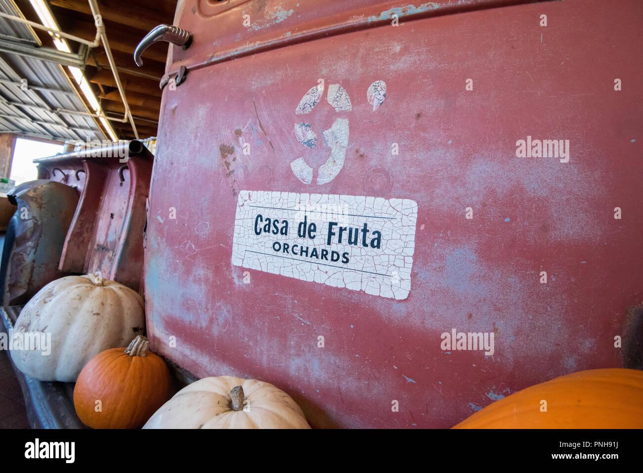 The Casa De Fruta roadside centre in the Pacheco Valley of Northern California, along State Route 152, CA USA Stock Photo