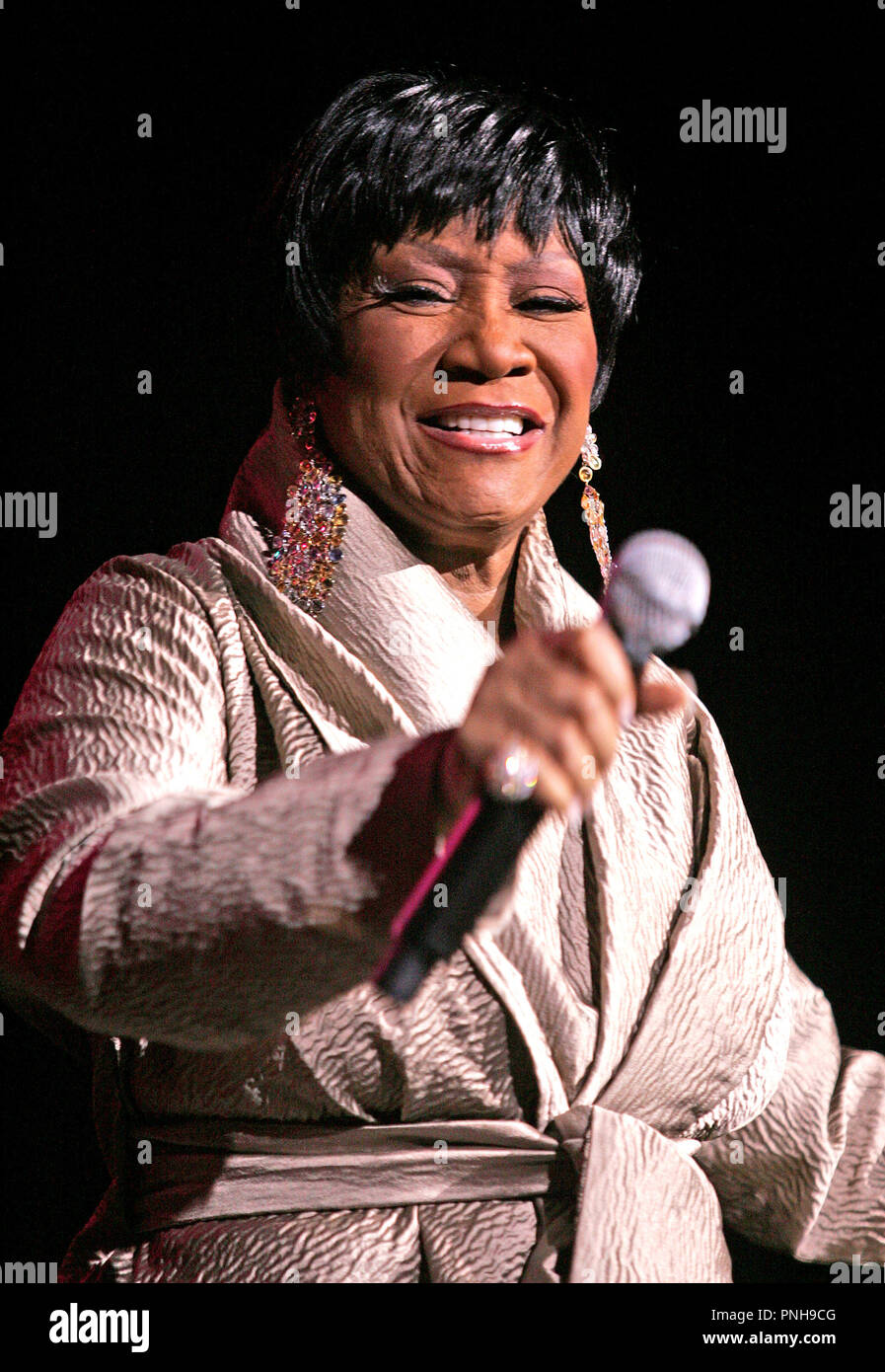 Patti LaBelle performs in concert at the Seminole Hard Rock Hotel and Casino in Hollywood, Florida on October 8, 2009. Stock Photo