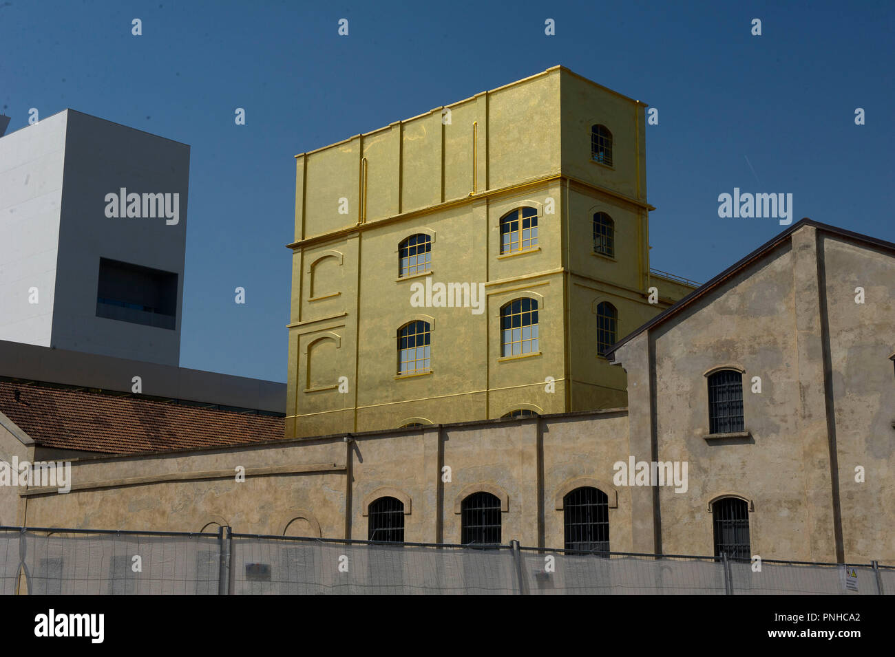 Italy, Lombardy, Milan, "Prada Foundation" exhibition space designed by Rem  Koolhaas Stock Photo - Alamy