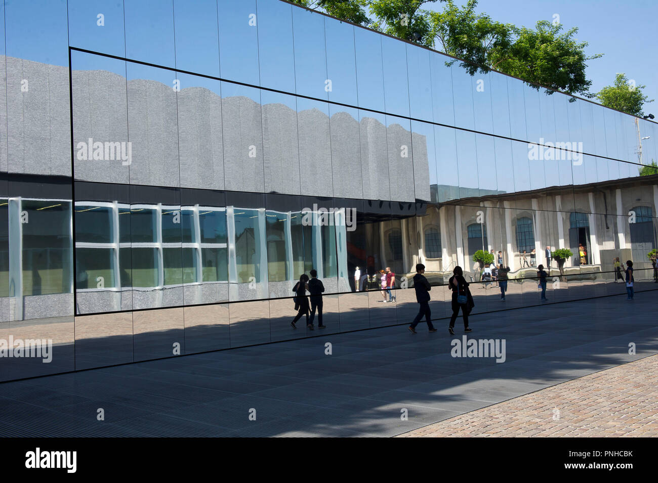 Italy, Lombardy, Milan, "Prada Foundation" exhibition space designed by Rem Koolhaas Stock Photo