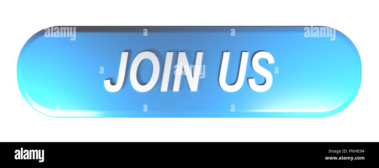 Blue rounded rectangle push button JOIN US - 3D rendering Stock Photo ...