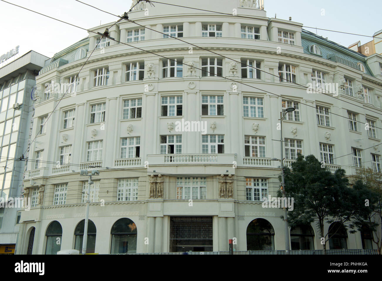 Jugoexport building in Republic Square, Belgrade Stock Photo