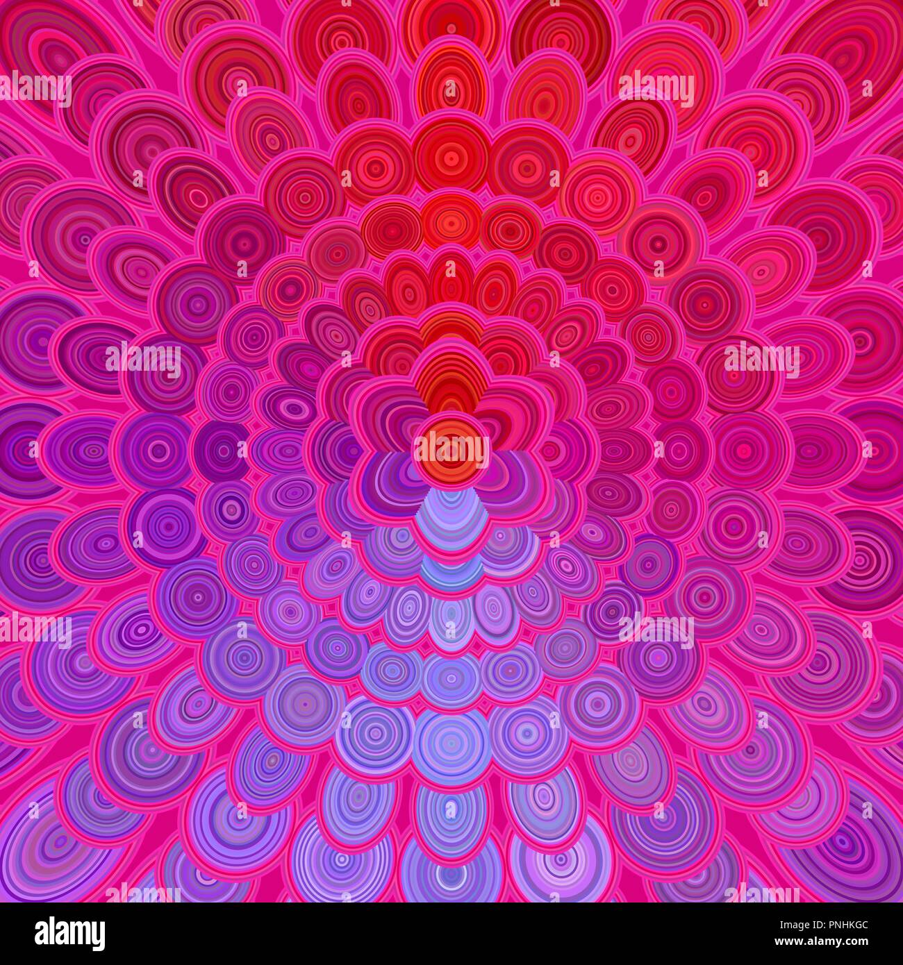 Colorful abstract flower mandala design background - vector ...
